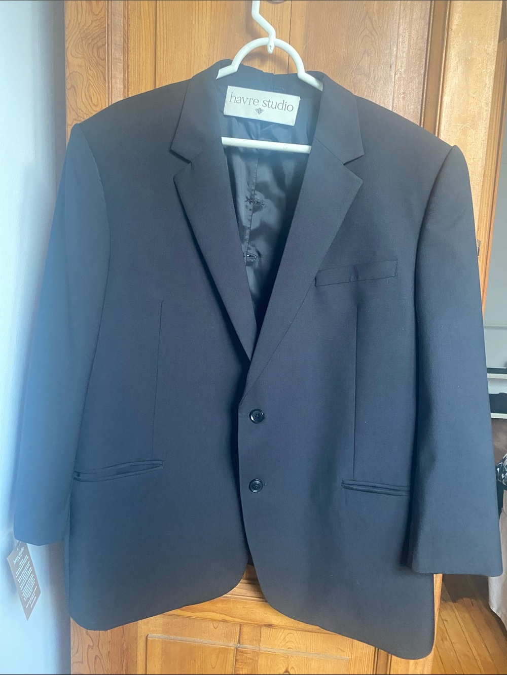 Havre Studio Oversized Blazer with Back Button Detail